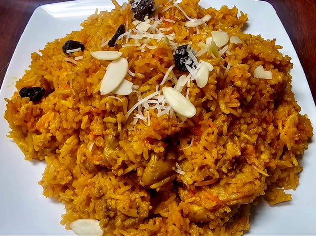 Shrimp Biryani.