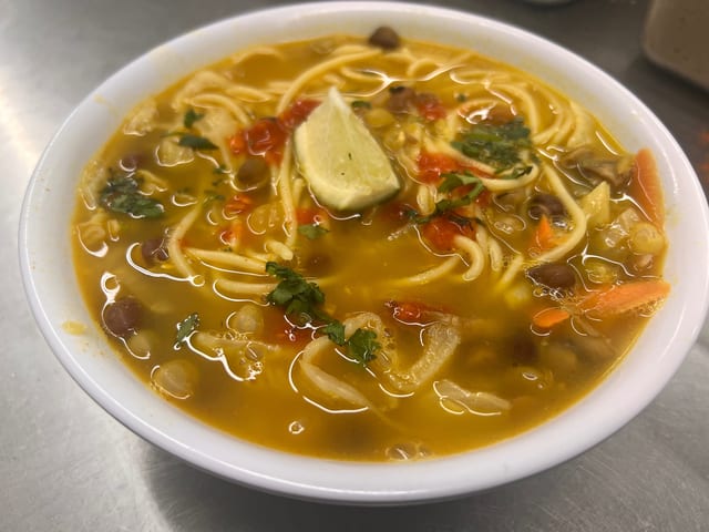 Shrimp Thukpa.